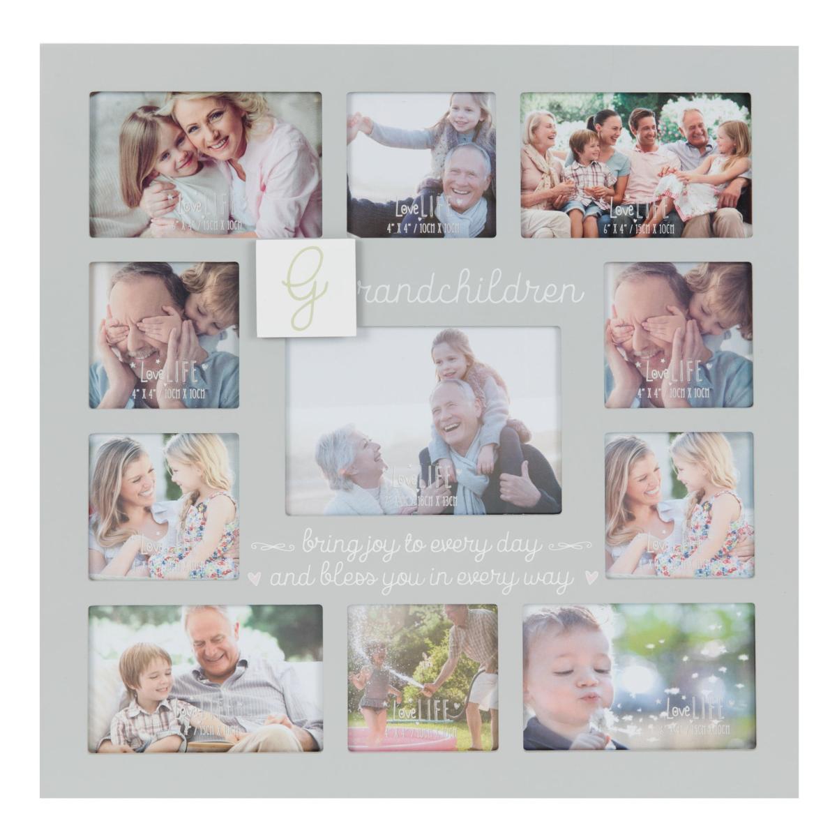 Grandchildren Grey Collage Multi Photo Frame – image 2