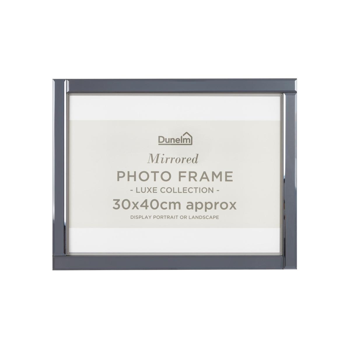 Luxe Smoked Photo Frame 16" x 12" (30cm x 40cm) Grey – image 3