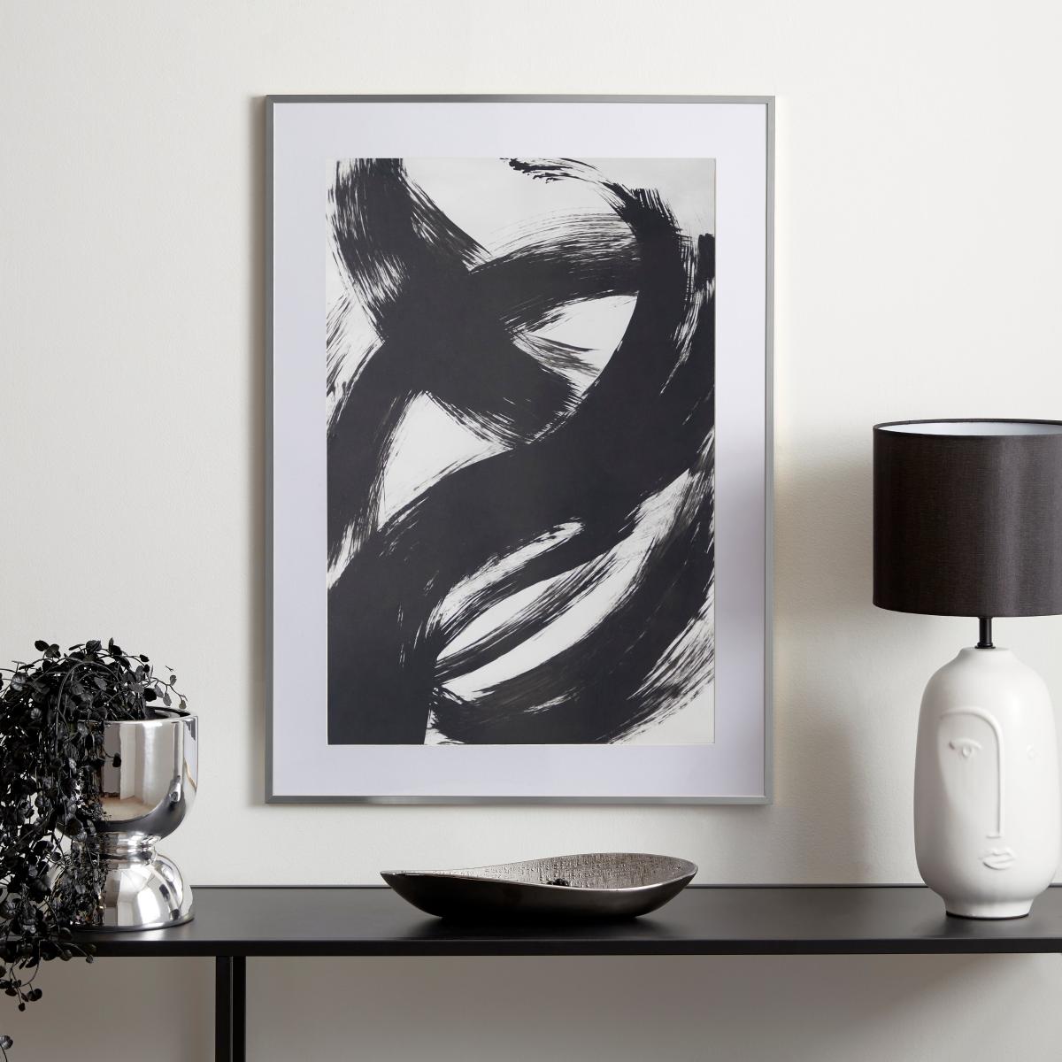 Skinny Metal Poster Frame 27" x 20" (70cm x 50cm) Black – image 1