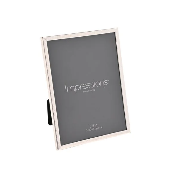 Impressions Silver Plated Thin Crackled Photo Frame – image 2