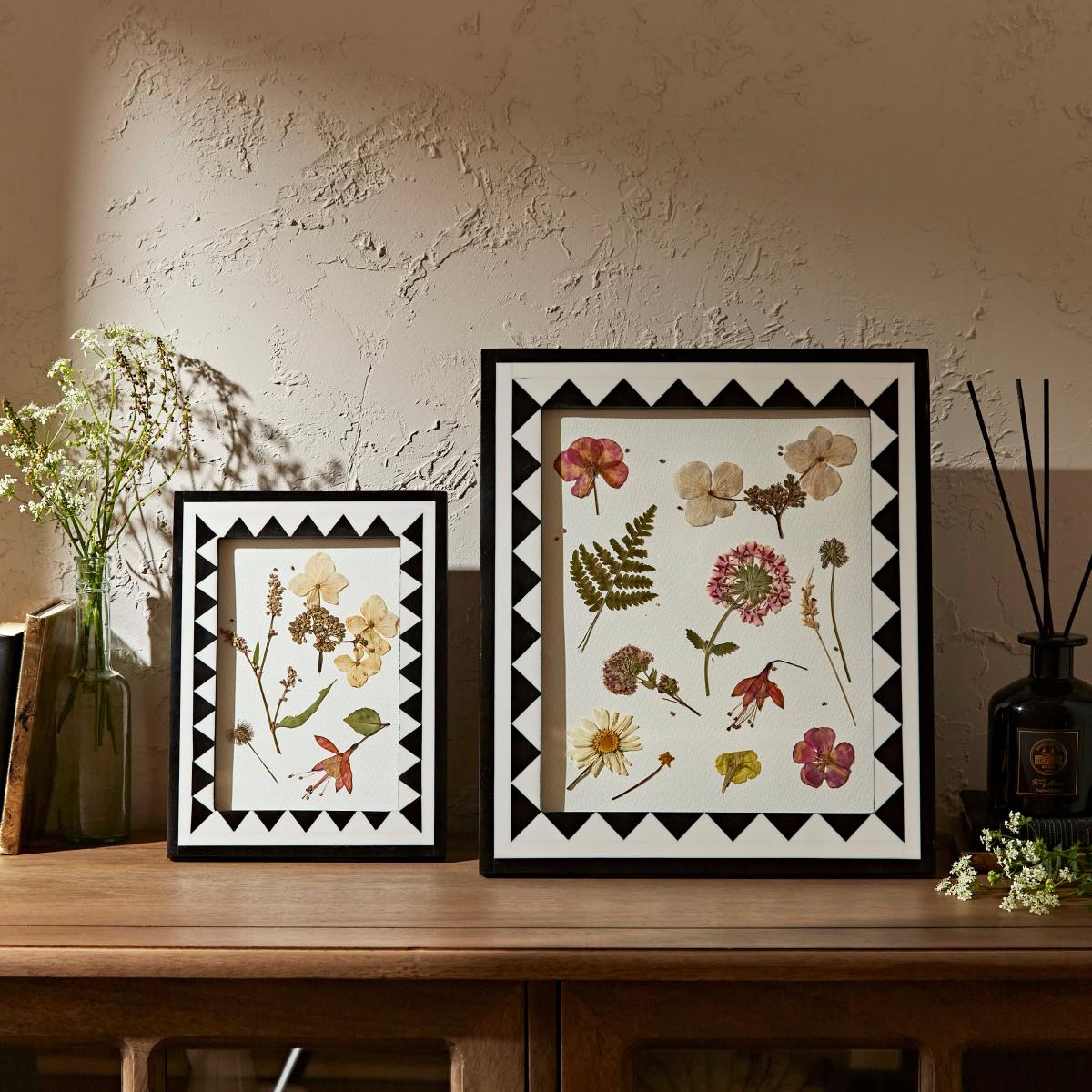 Mosaic Inlay Photo Frame 7” x 5” (18cm x 13cm) Black and white – image 5