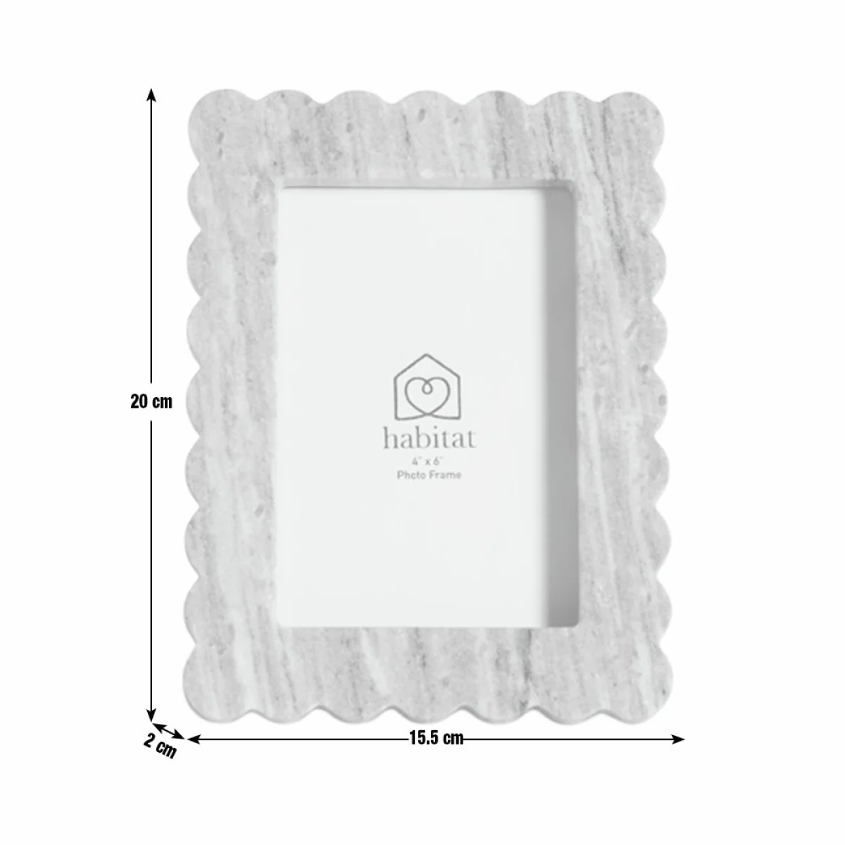 "Habitat Marble Picture Frame - 4x6""" – image 6