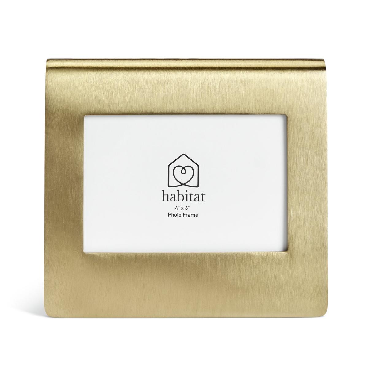 "Habitat Gold Metal Folding Picture Frame - 4x6""" – image 2