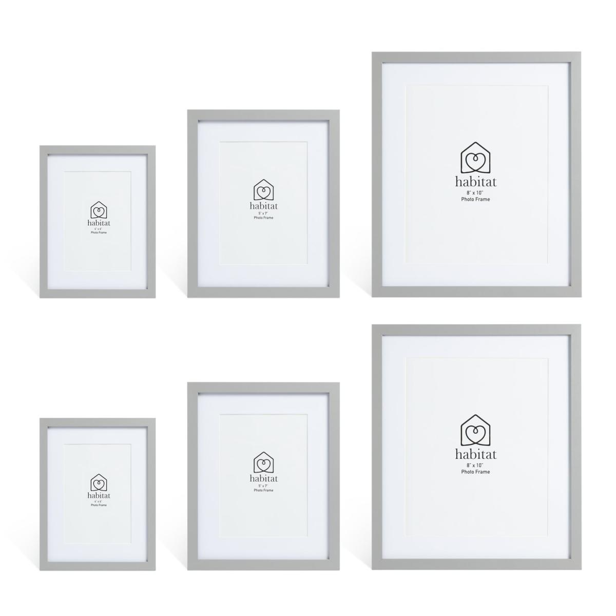 Habitat Wooden Picture Frame - Grey - Gallery Set – image 2