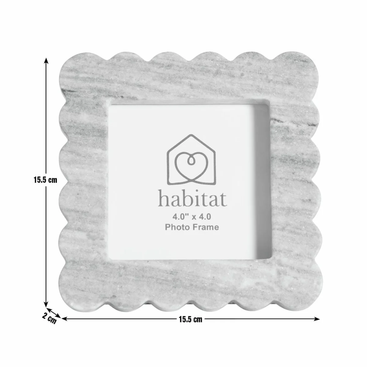"Habitat Marble Picture Frame - 4x4""" – image 6