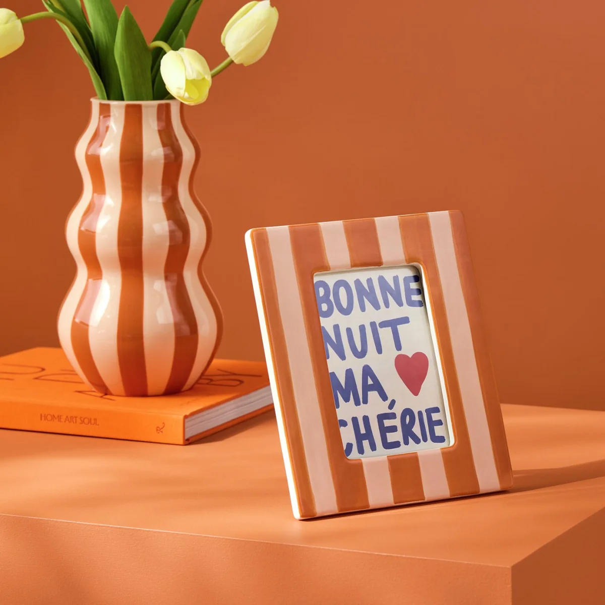 "Habitat Stripe Orange Picture Frame - 4x6""" – image 2