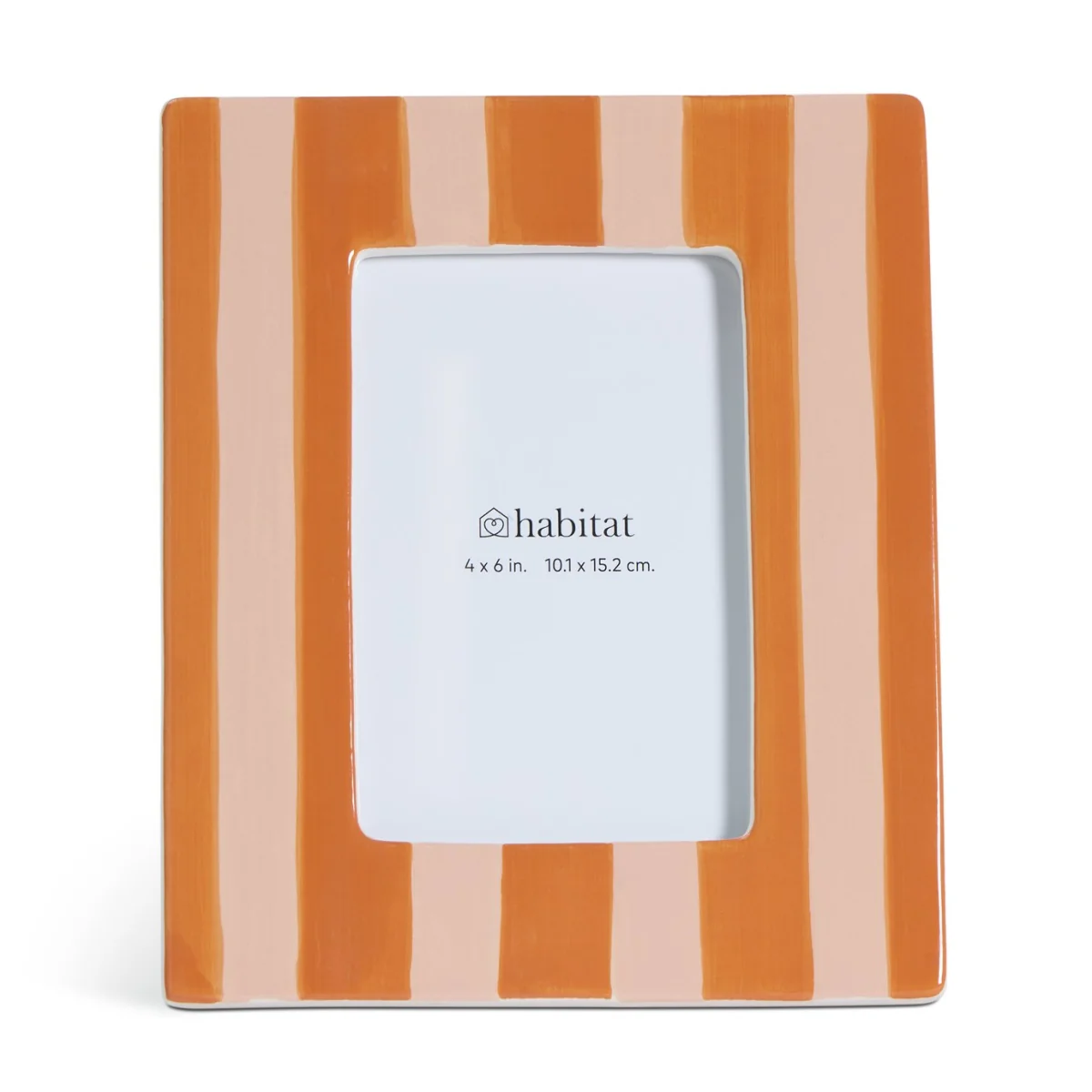 "Habitat Stripe Orange Picture Frame - 4x6""" – image 3