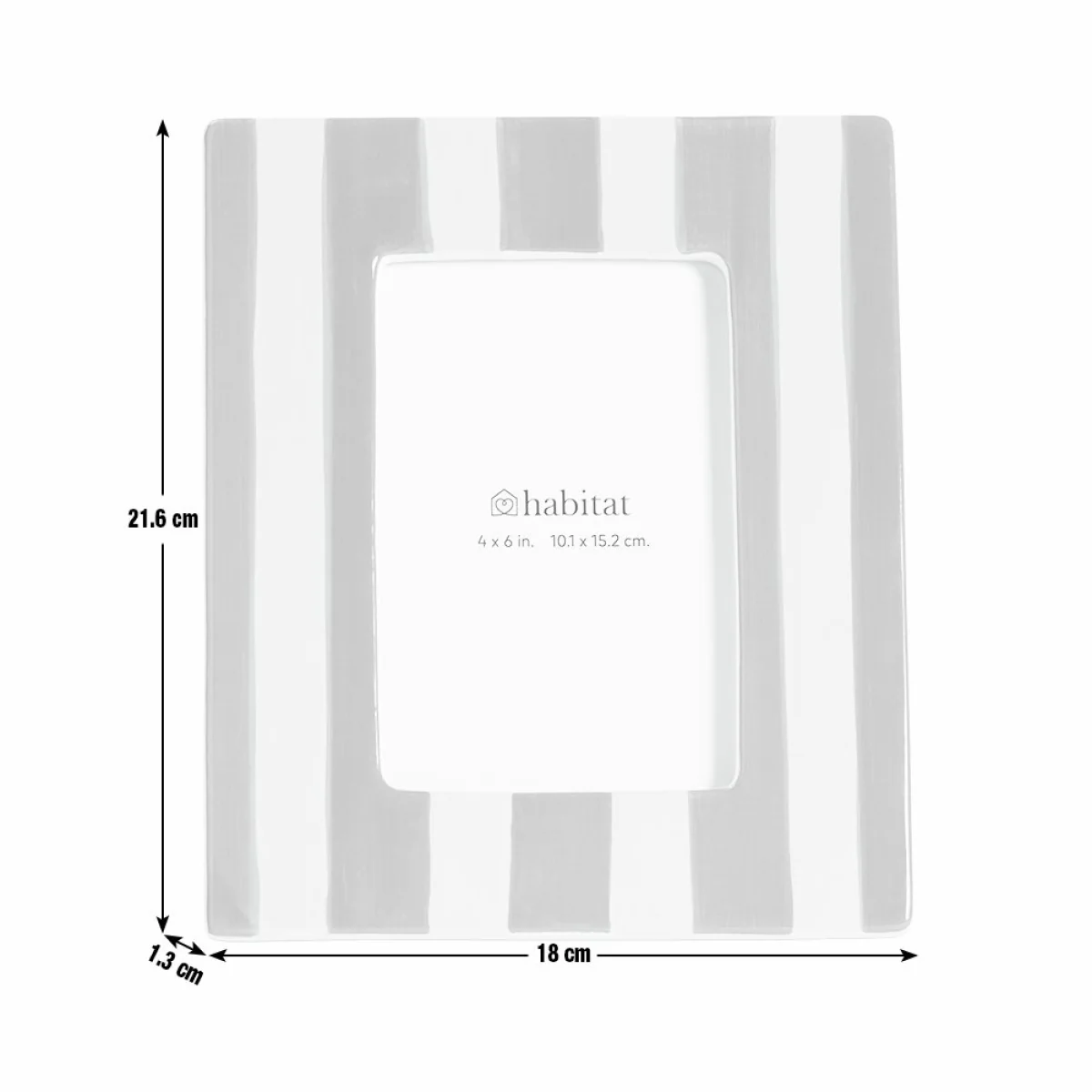 "Habitat Stripe Orange Picture Frame - 4x6""" – image 6