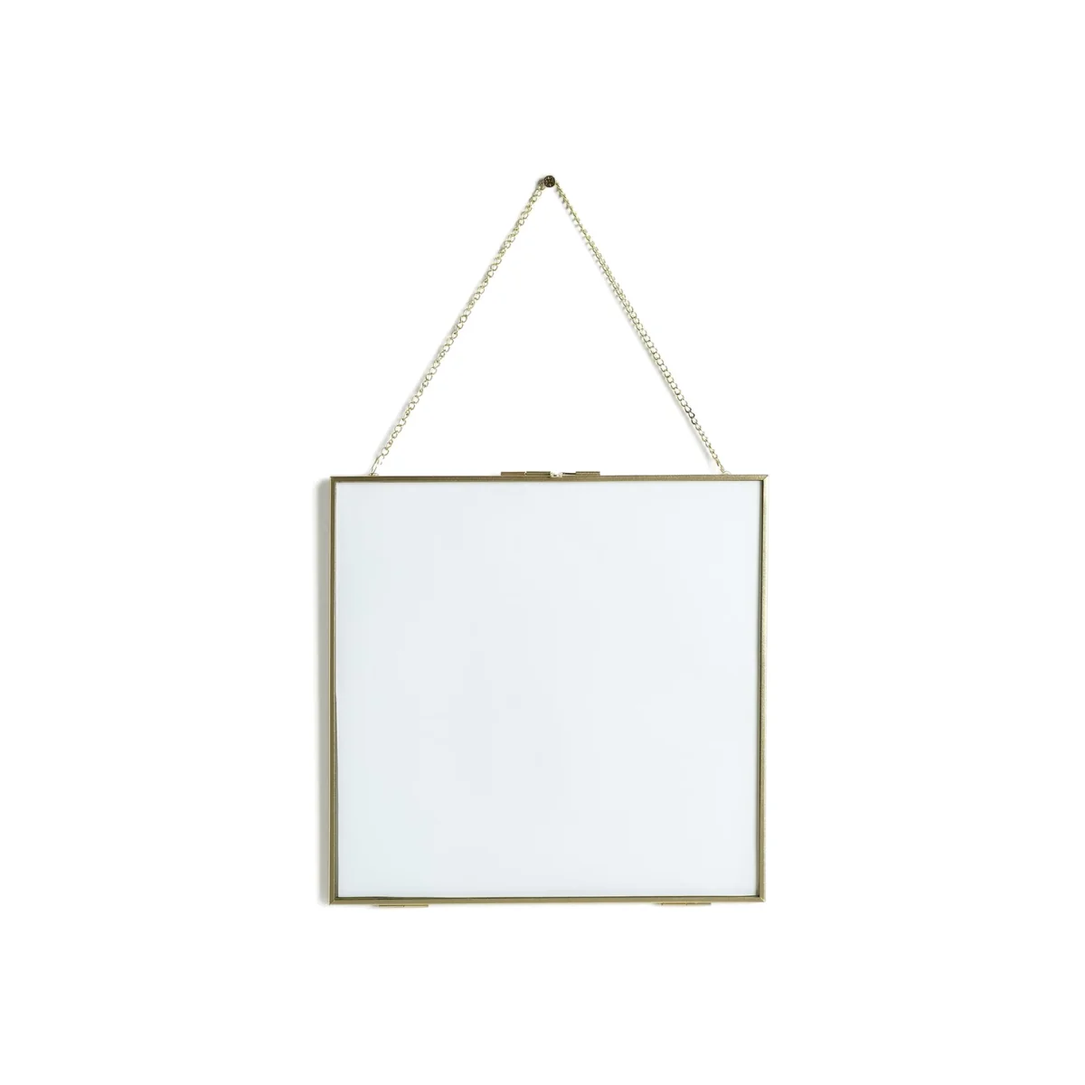 Habitat Metal Hanging Photo Frame - Gold - 26x26cm