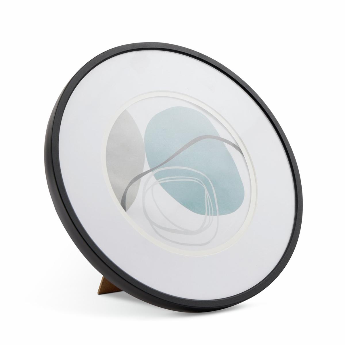 Habitat Black Round Metal Photo Frame – image 3