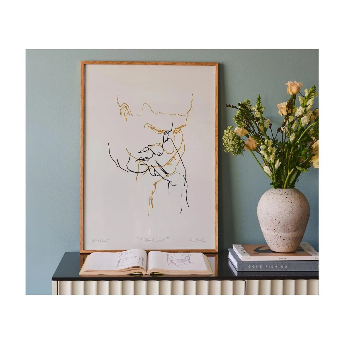 Paper Collective I Think Not 01 by Børge Bredenbekk 30 x 40cm Print - Heal's UK Furniture – image 3