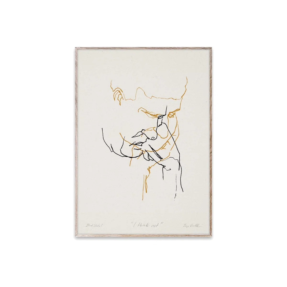 Paper Collective I Think Not 01 by Børge Bredenbekk 30 x 40cm Print - Heal's UK Furniture – image 1