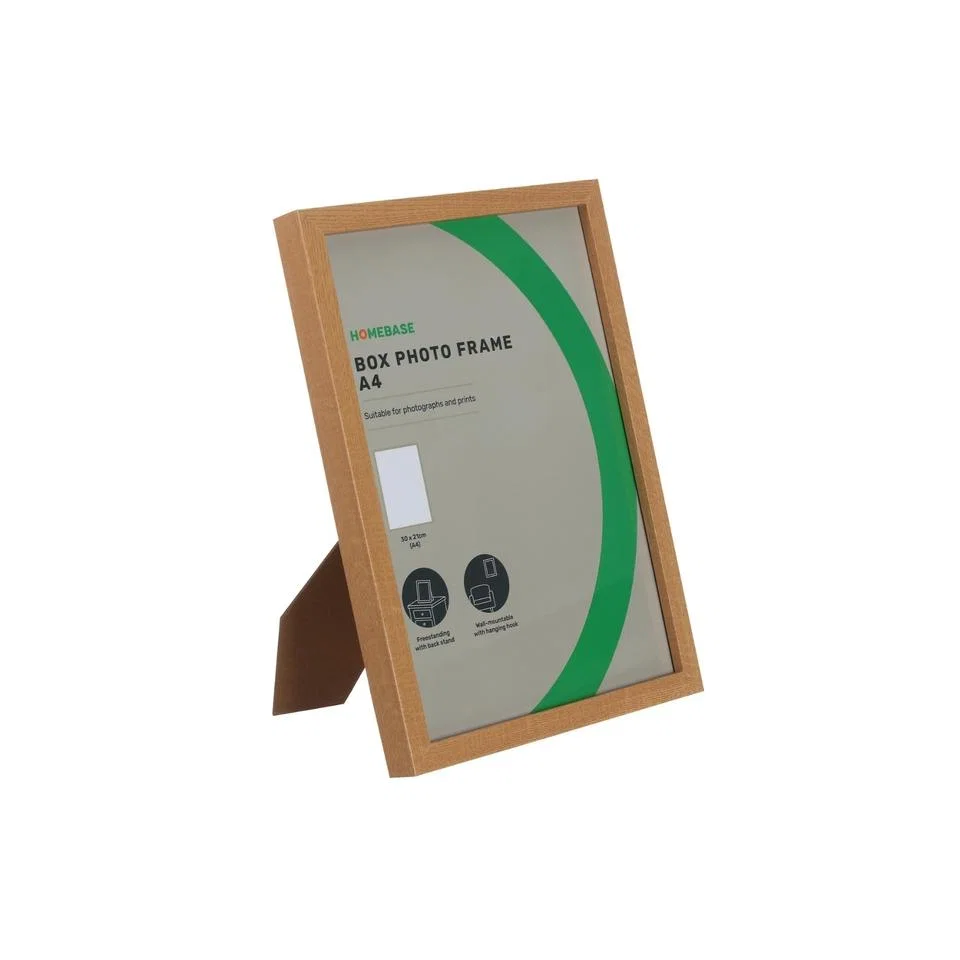 Box Photo Frame - A4 - Oak – image 3