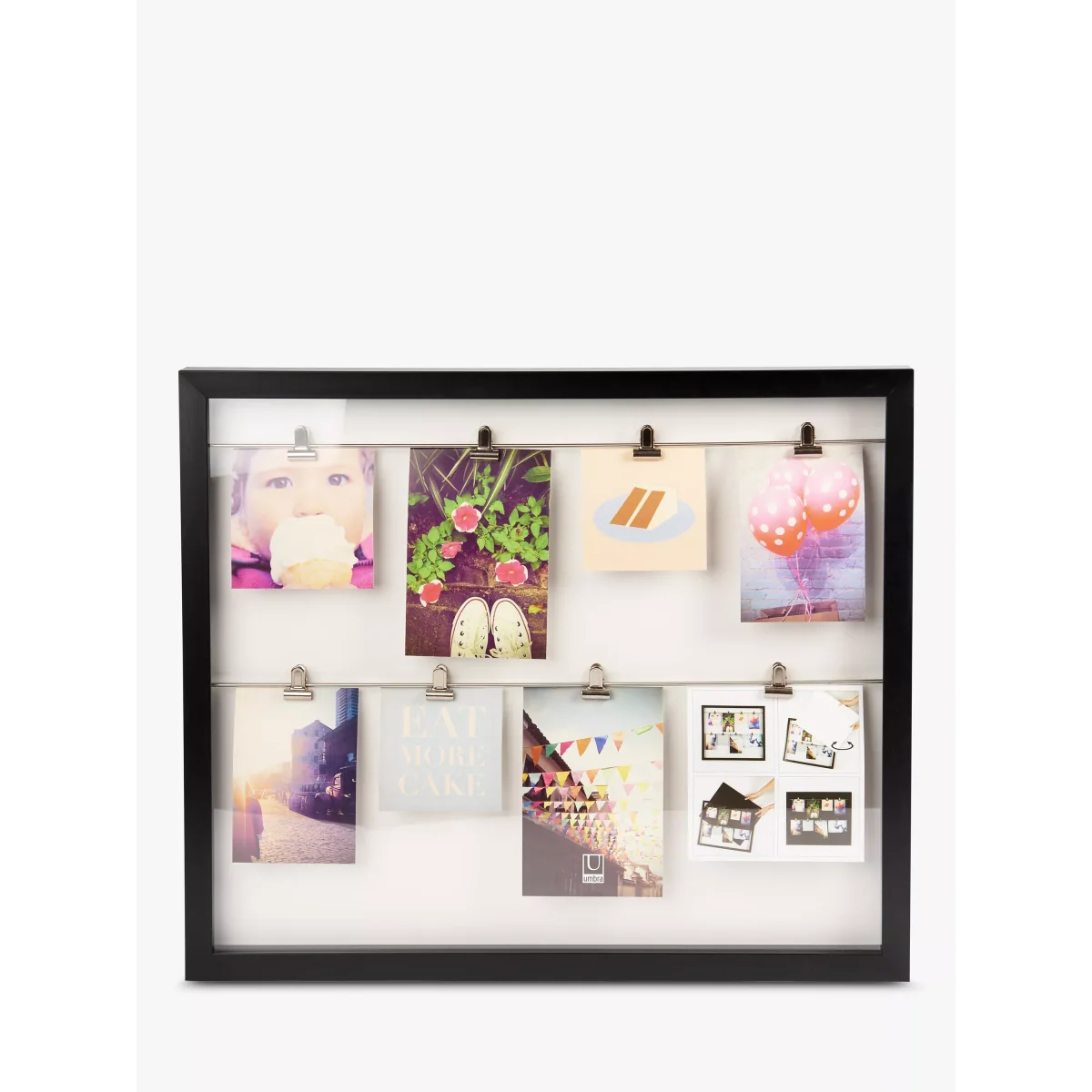 Umbra Clipline Multi Clip-On Display Photo Frame, Black – image 5