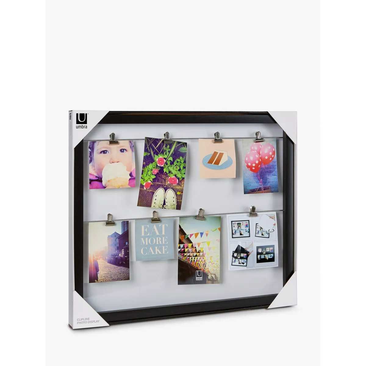 Umbra Clipline Multi Clip-On Display Photo Frame, Black – image 9