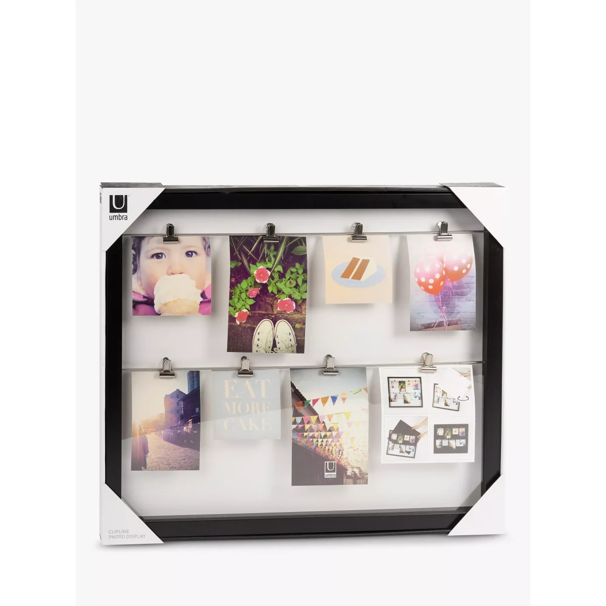 Umbra Clipline Multi Clip-On Display Photo Frame, Black – image 10