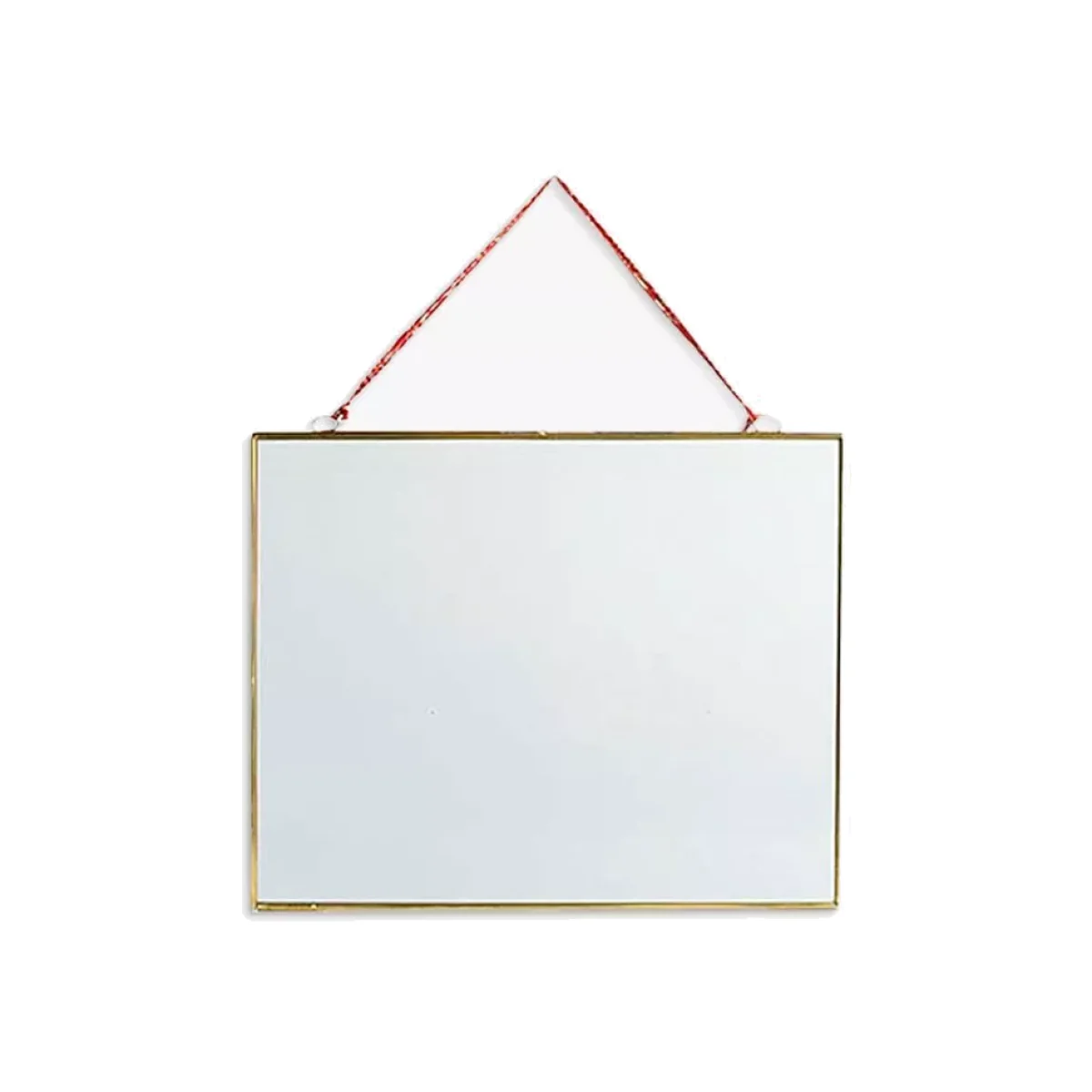 Nkuku Kiko Glazed Landscape Photo Frame, Antique Brass – image 1