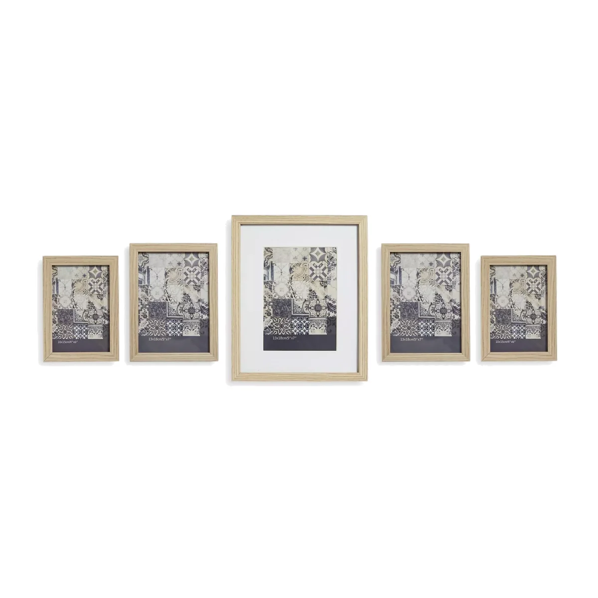 Nielsen Gallery Set Multi-aperture Photo Frame Set, 5 Photo – image 1