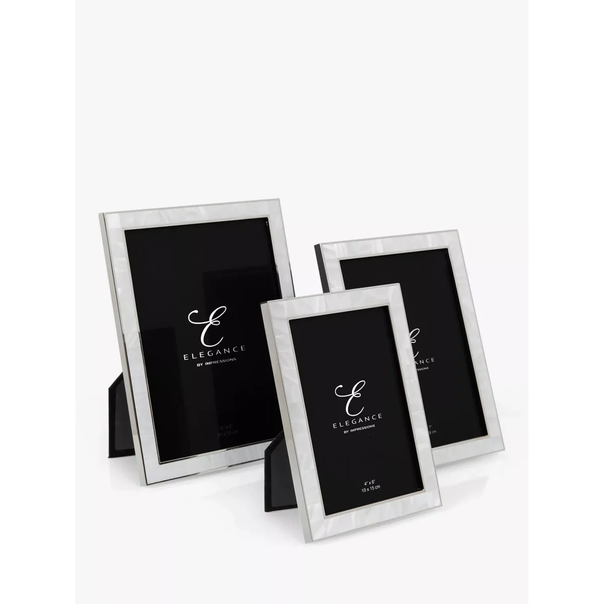 Elegance by Impressions Mother Of Pearl Photo Frame, White – image 5