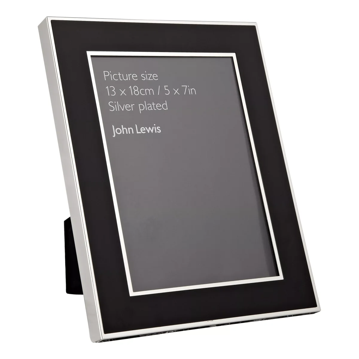 John Lewis & Partners Dart Photo Frame, Silver Plated – image 3