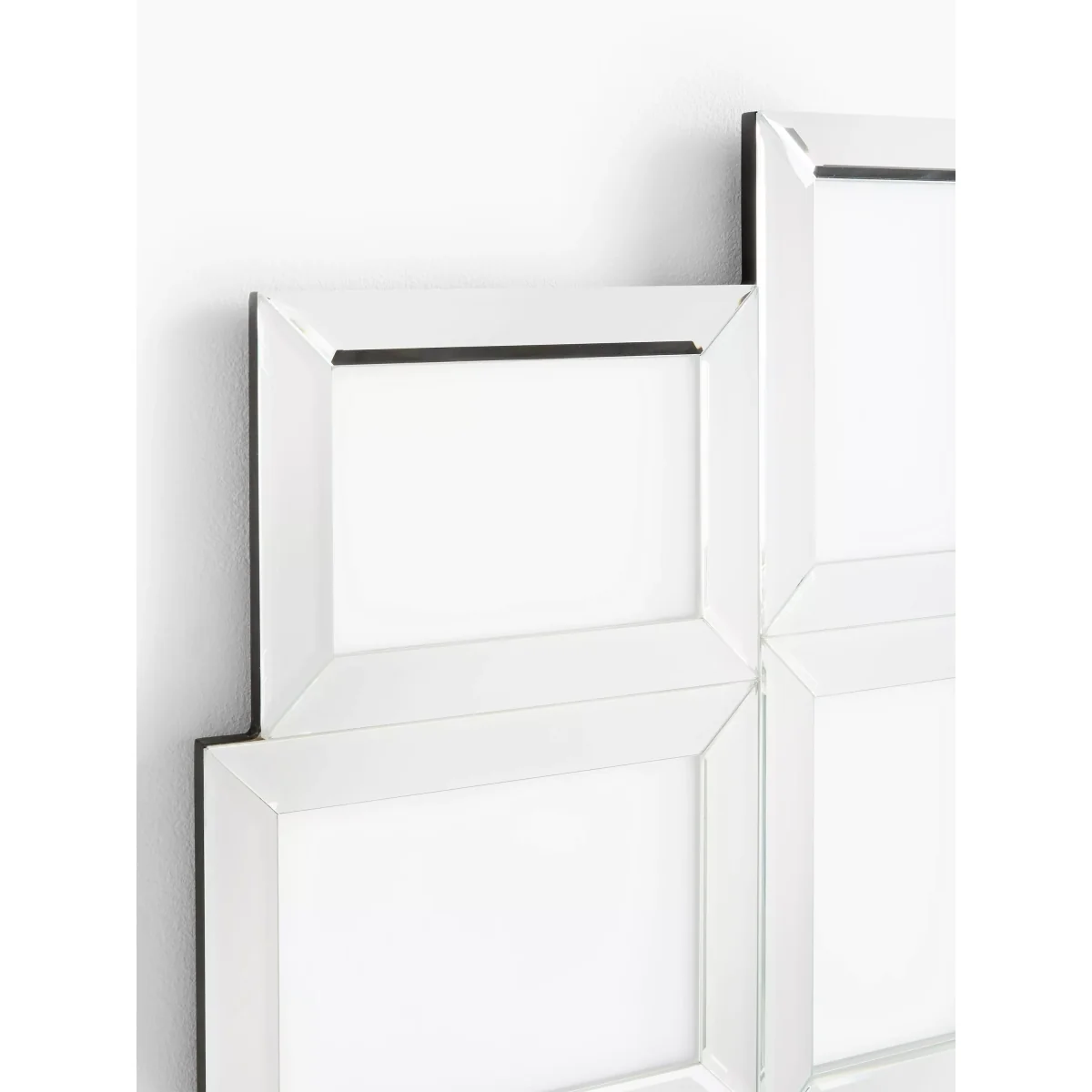 John Lewis & Partners Simple Bevel Multi-aperture Photo Frame, 9 Photo, Clear – image 2