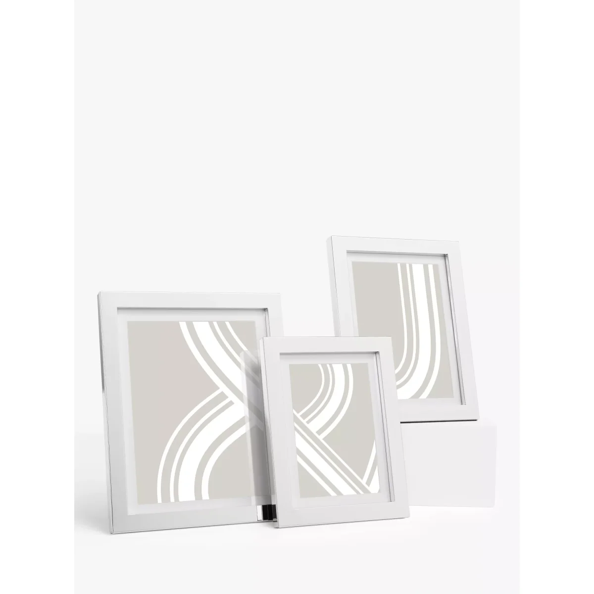 John Lewis & Partners Box Photo Frame, Silver Plated – image 4