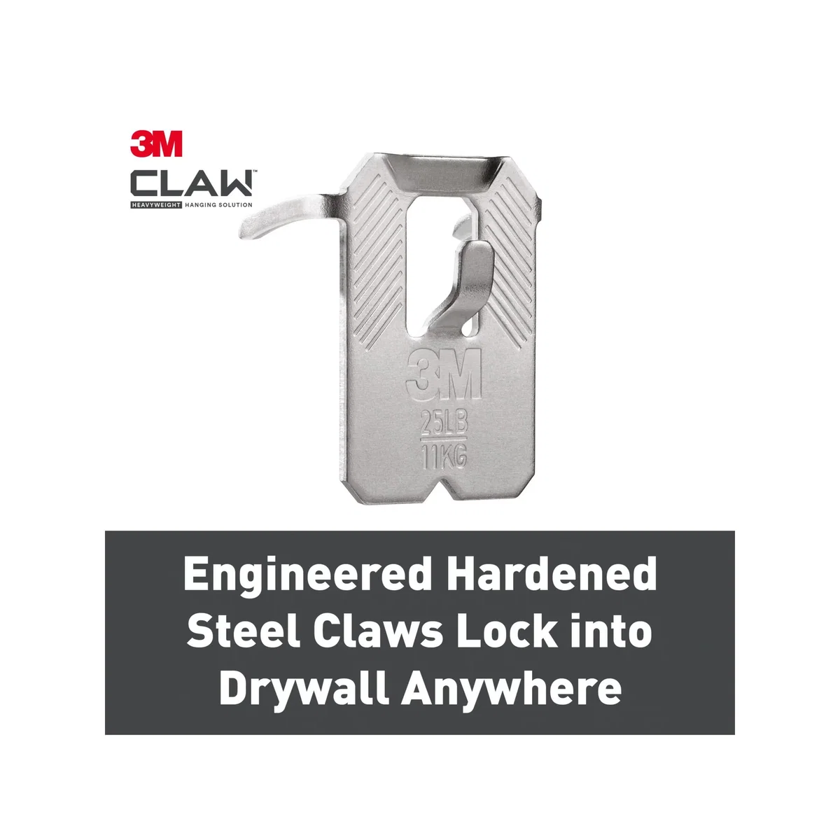 3M CLAW Drywall Picture Hangers, 11kg, Pack of 2 – image 6