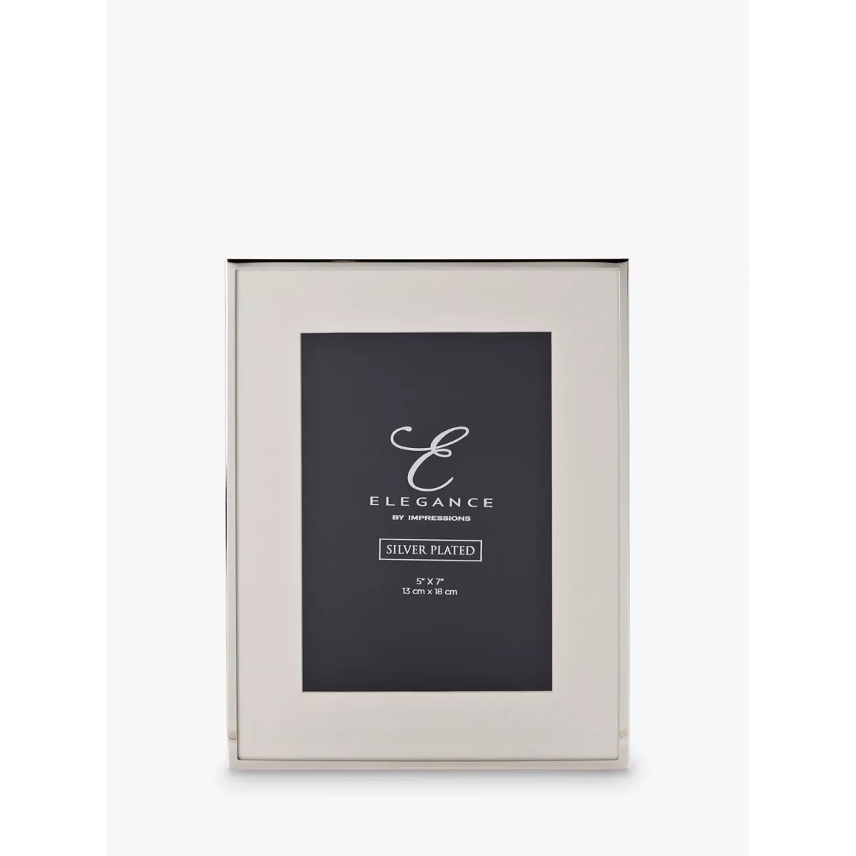 Elegance by Impressions Multi-aperture Photo Frame Set, 7 Photo, Silver Plated – image 3