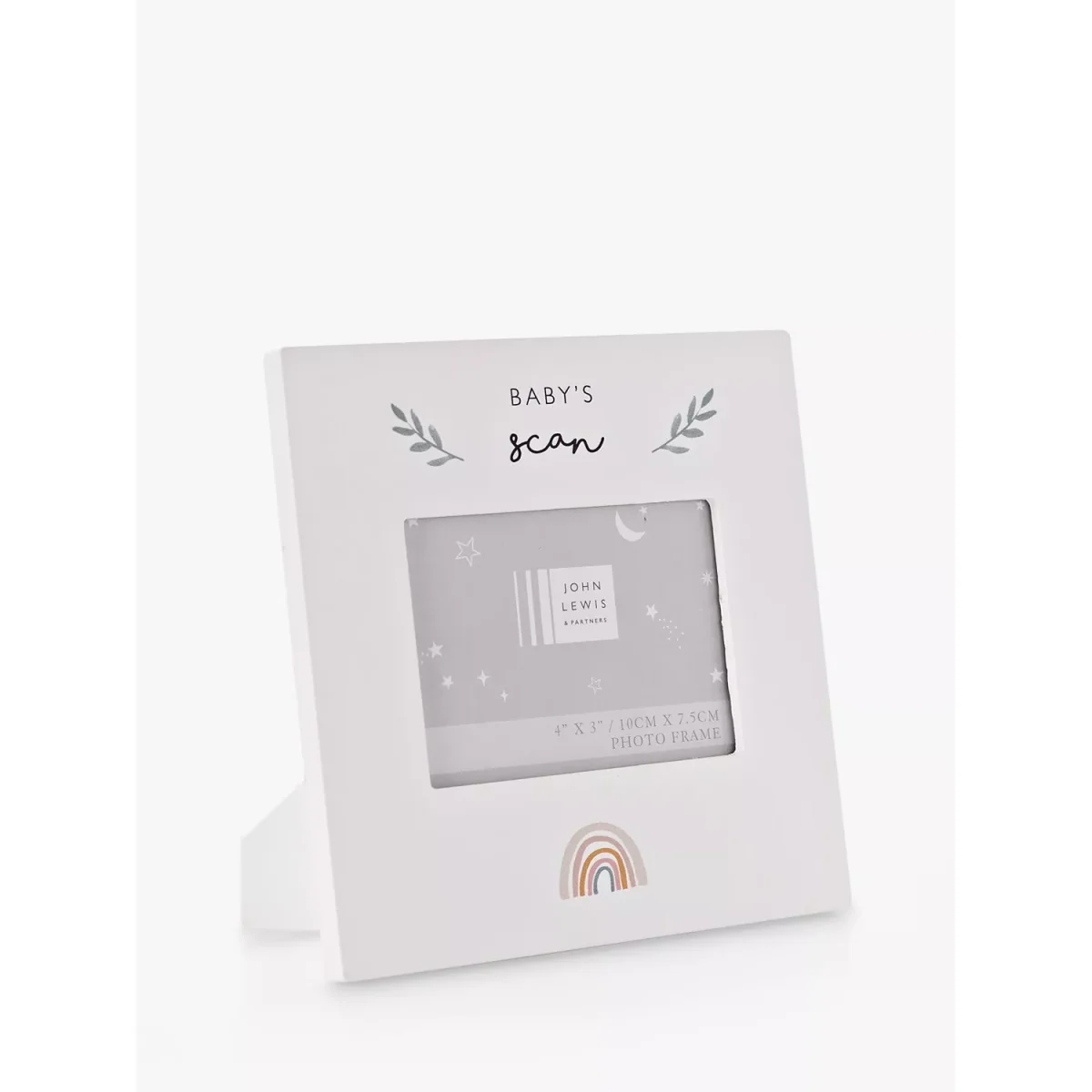 John Lewis & Partners Baby's Wooden Scan Photo Frame, FSC-Certified MDF Wood – image 2