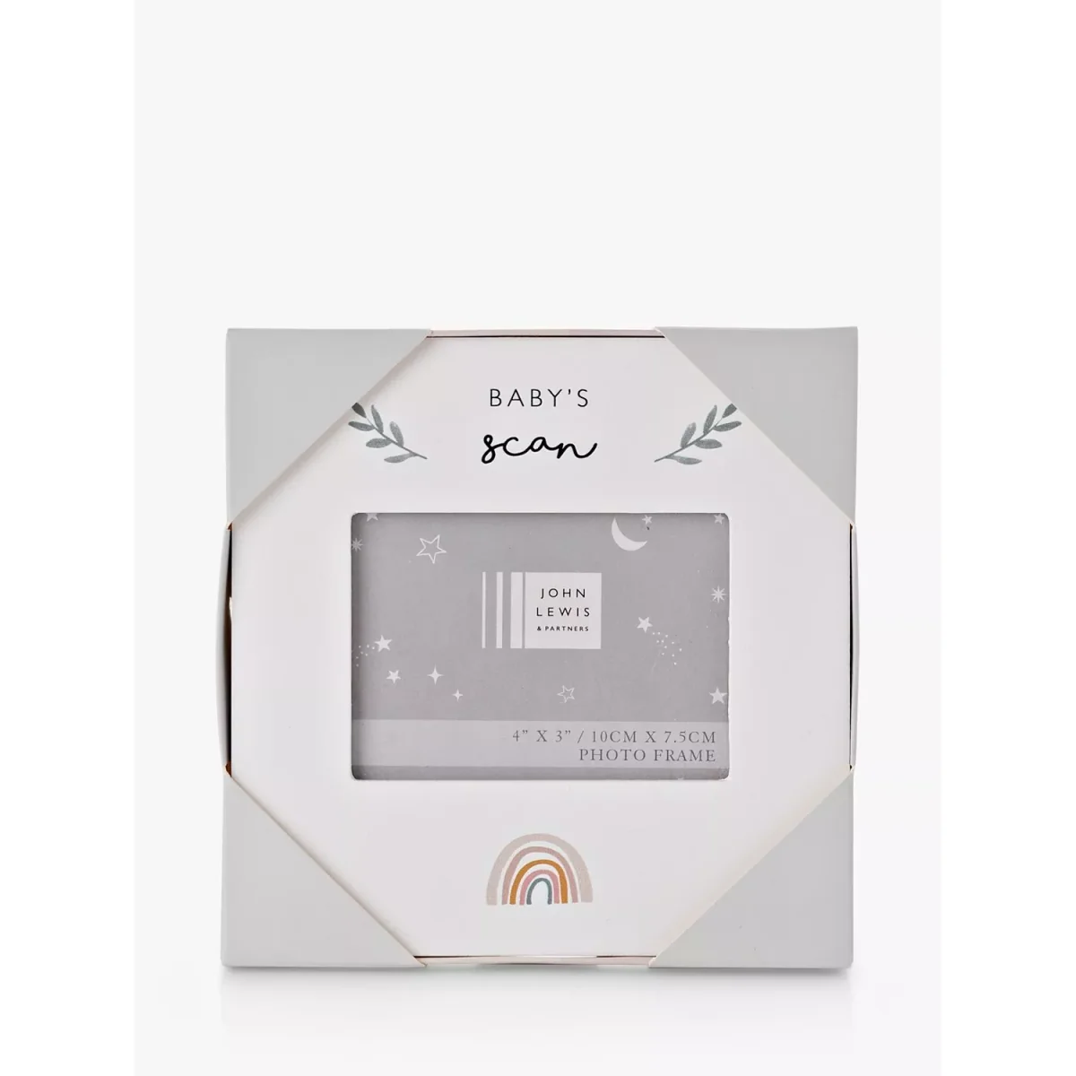 John Lewis & Partners Baby's Wooden Scan Photo Frame, FSC-Certified MDF Wood – image 3