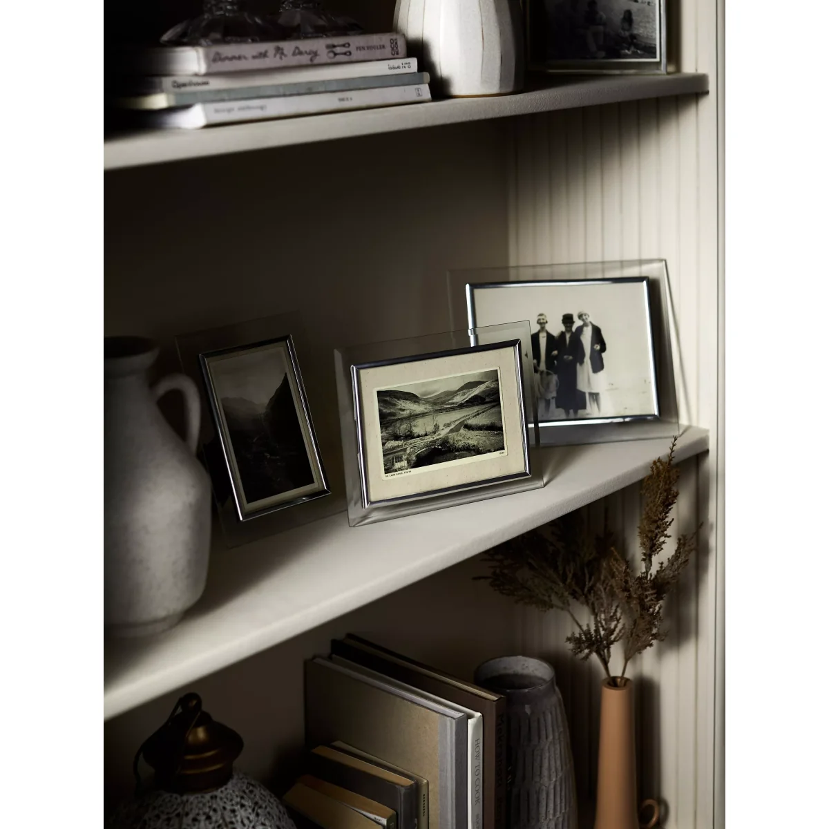 Six Trees Glass Border Photo Frame, Clear/Silver – image 2