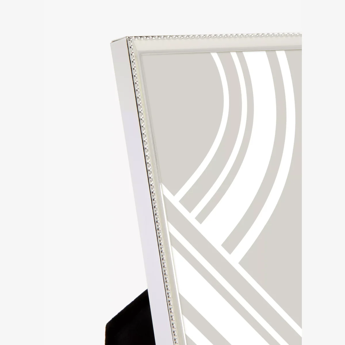 John Lewis & Partners Beaded Daya Photo Frame, Silver Plated – image 1