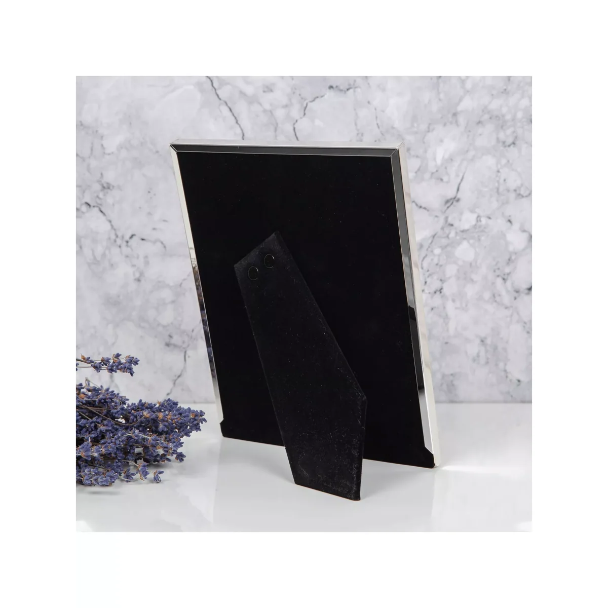 Elegance by Impressions Herringbone Photo Frame, Silver Plated – image 4