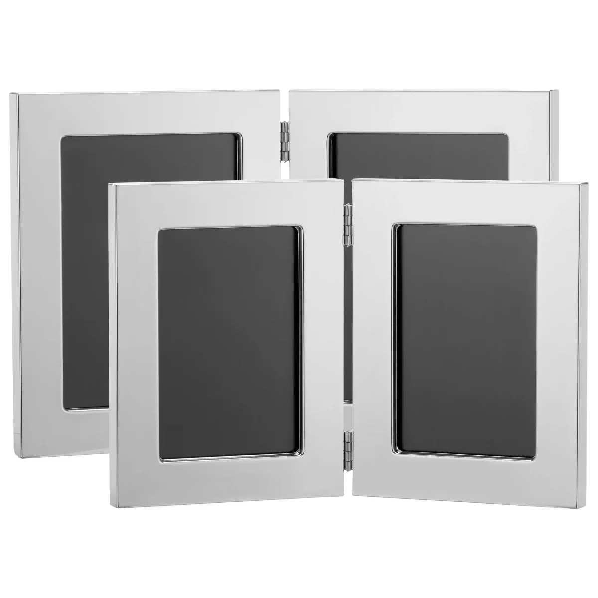 John Lewis & Partners Plane Double Photo Frame, Silver Plated – image 3