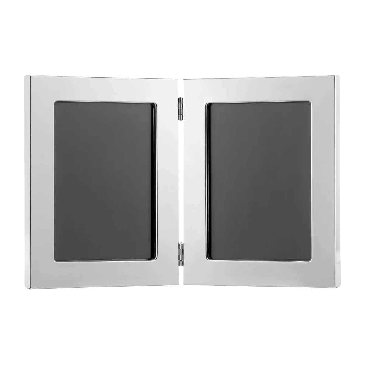 John Lewis & Partners Plane Double Photo Frame, Silver Plated – image 1