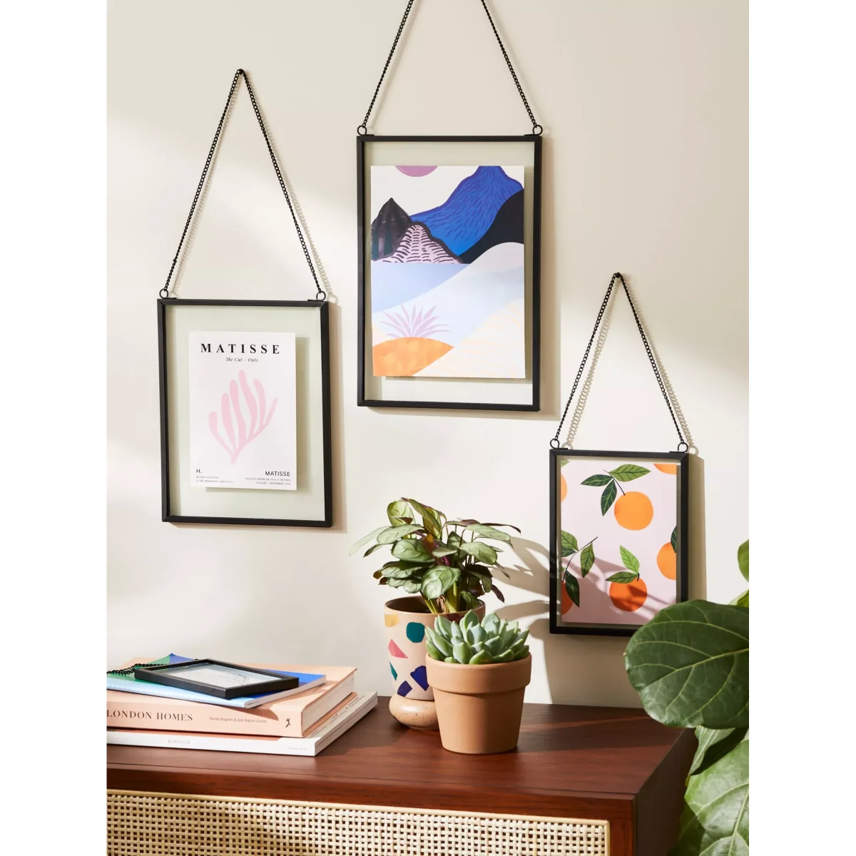 ANYDAY John Lewis & Partners Wall-Mounted Hanging Photo Frame, Black – image 5