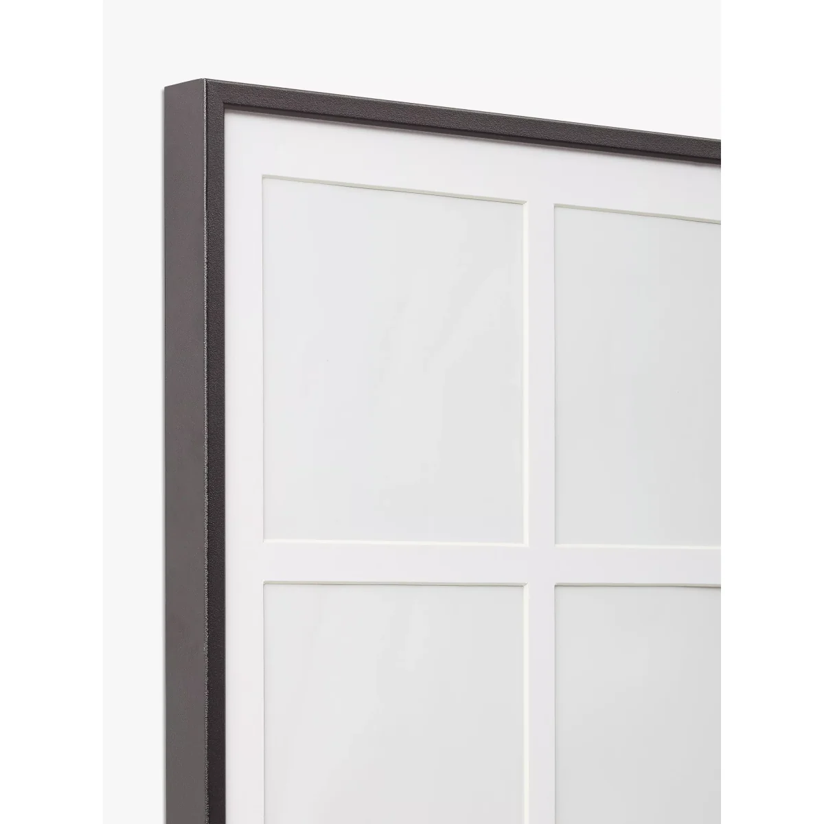 ANYDAY John Lewis & Partners Multi-aperture Aluminium Photo Frame, 4 x 4 (10 x 10cm), 20 Photo, Black – image 2