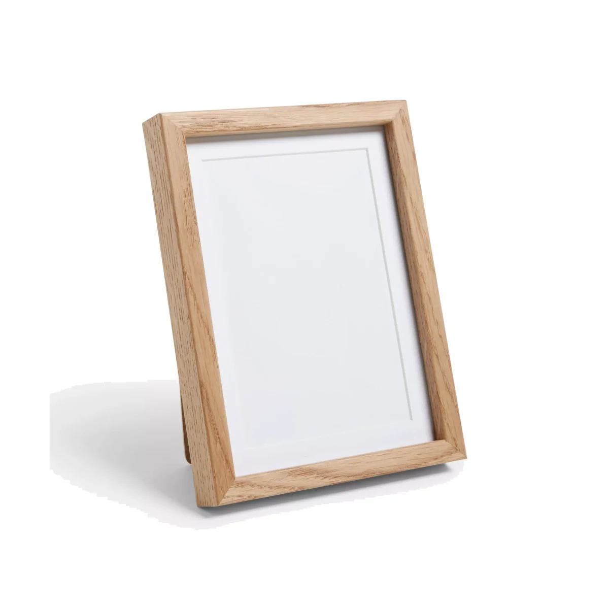 John Lewis Fine Oak Wood Photo Frame & Mount, Natural – image 1
