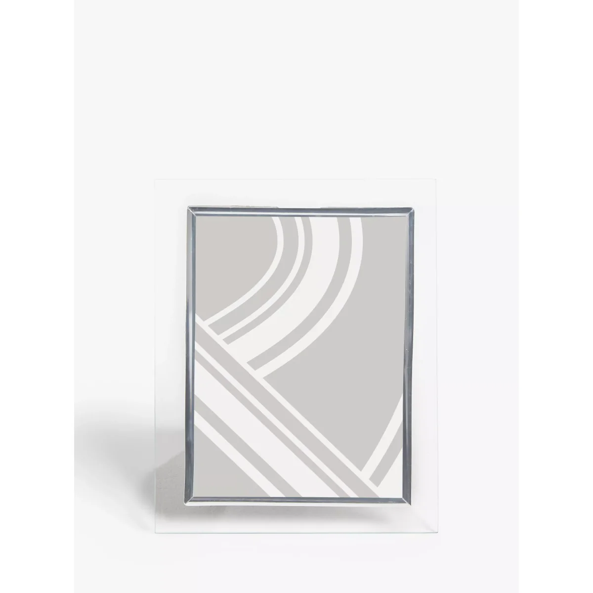 Six Trees Glass Border Photo Frame, Clear/Silver – image 5