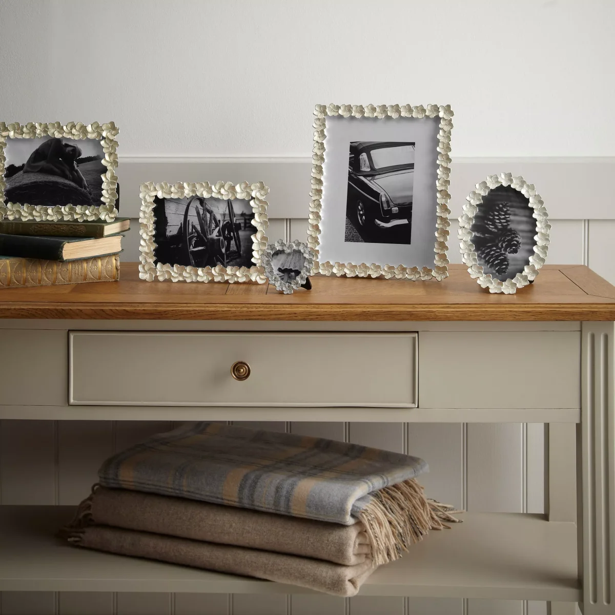 John Lewis & Partners Petal Photo Frame, Ivory – image 7