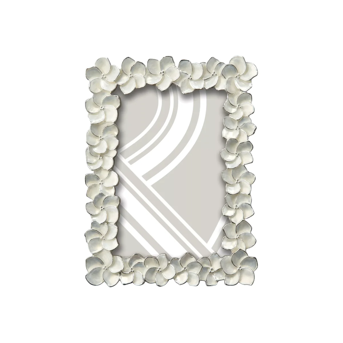 John Lewis & Partners Petal Photo Frame, Ivory – image 1