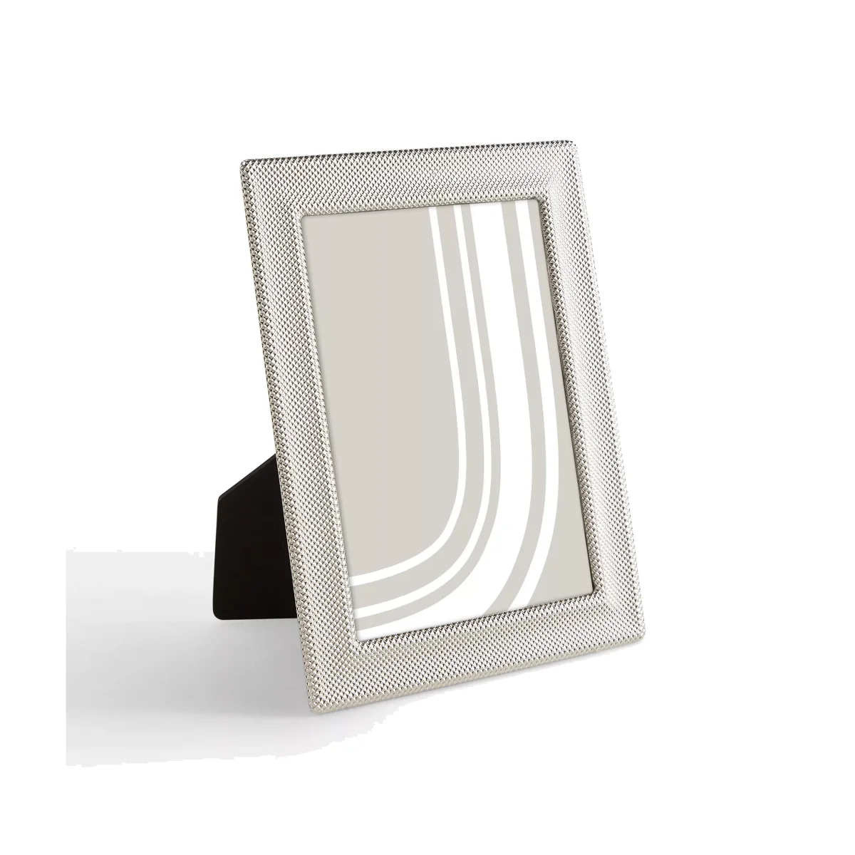 John Lewis & Partners Loom Silver-Effect Photo Frame – image 1