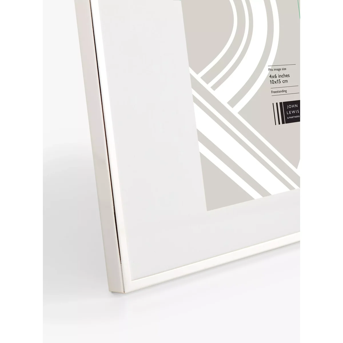 John Lewis & Partners Daya Multi-aperture Photo Frame, 3 Photo, 4 x 6 (10 x 15cm), Silver Plated – image 3
