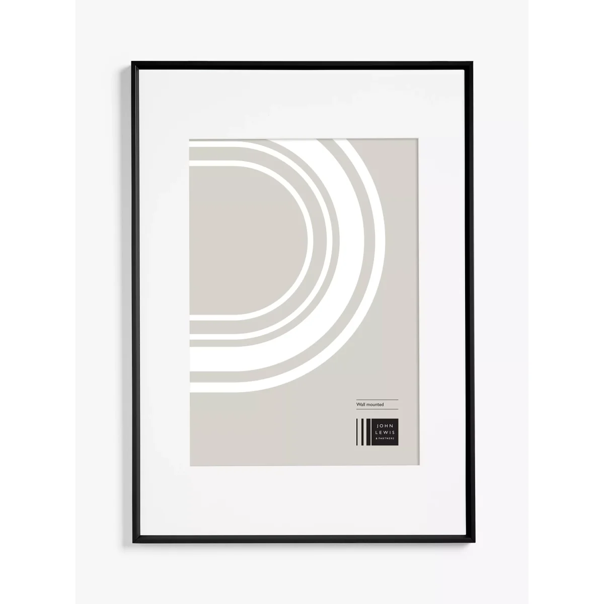 John Lewis & Partners Aluminium Photo Frame, A2 with A3 Mount – image 2