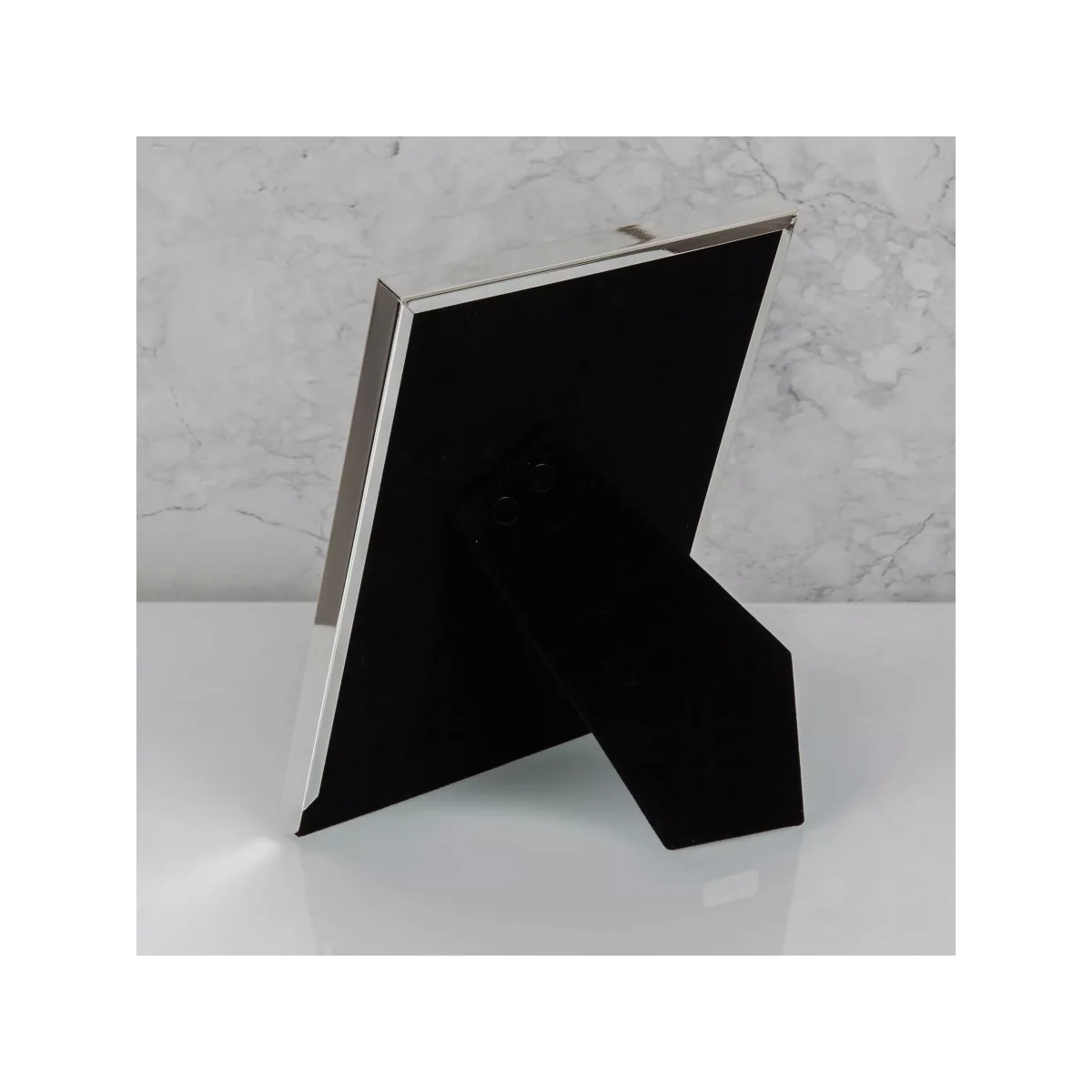 Elegance by Impressions Ribbed Photo Frame, Silver Plated – image 4
