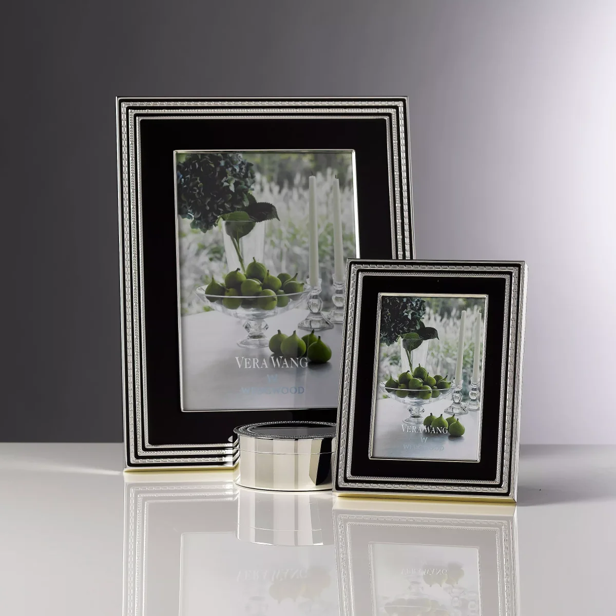 Vera Wang for Wedgwood With Love Photo Frame, Noir, Silver – image 4