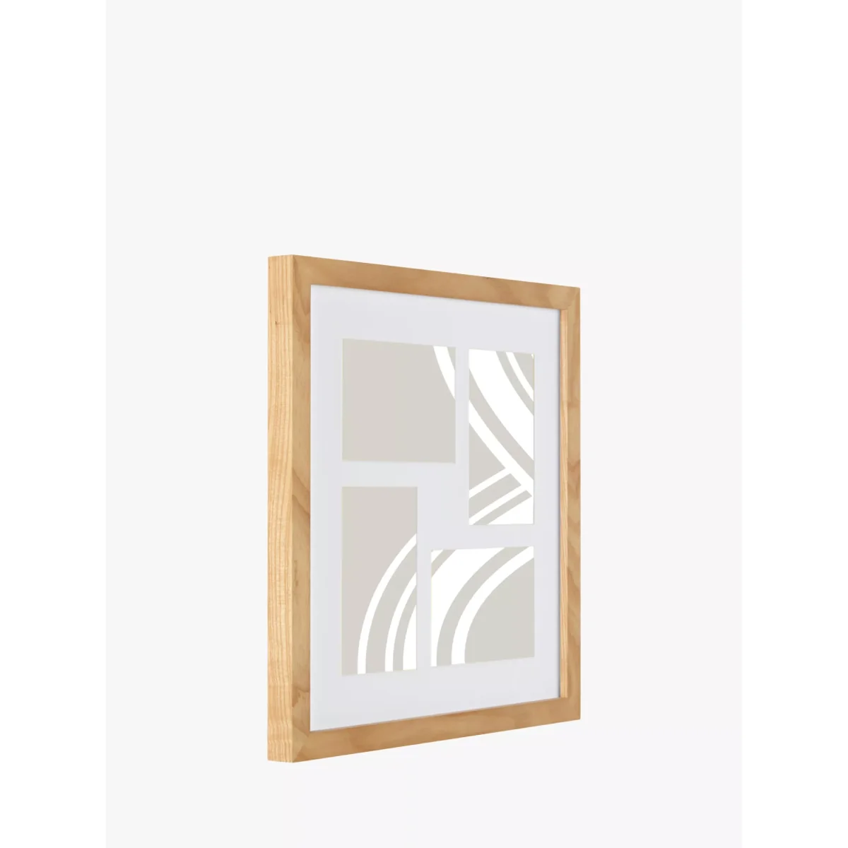 John Lewis & Partners Square Photo Frame & Mount, 4 Photo, 4 x 6 (10 x 15cm), FSC-Certified (Oak) – image 3