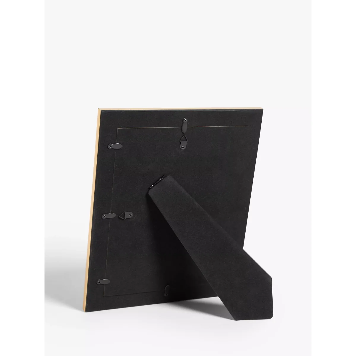 John Lewis & Partners Flat Wood-Effect Photo Frame, Black/Gold – image 2
