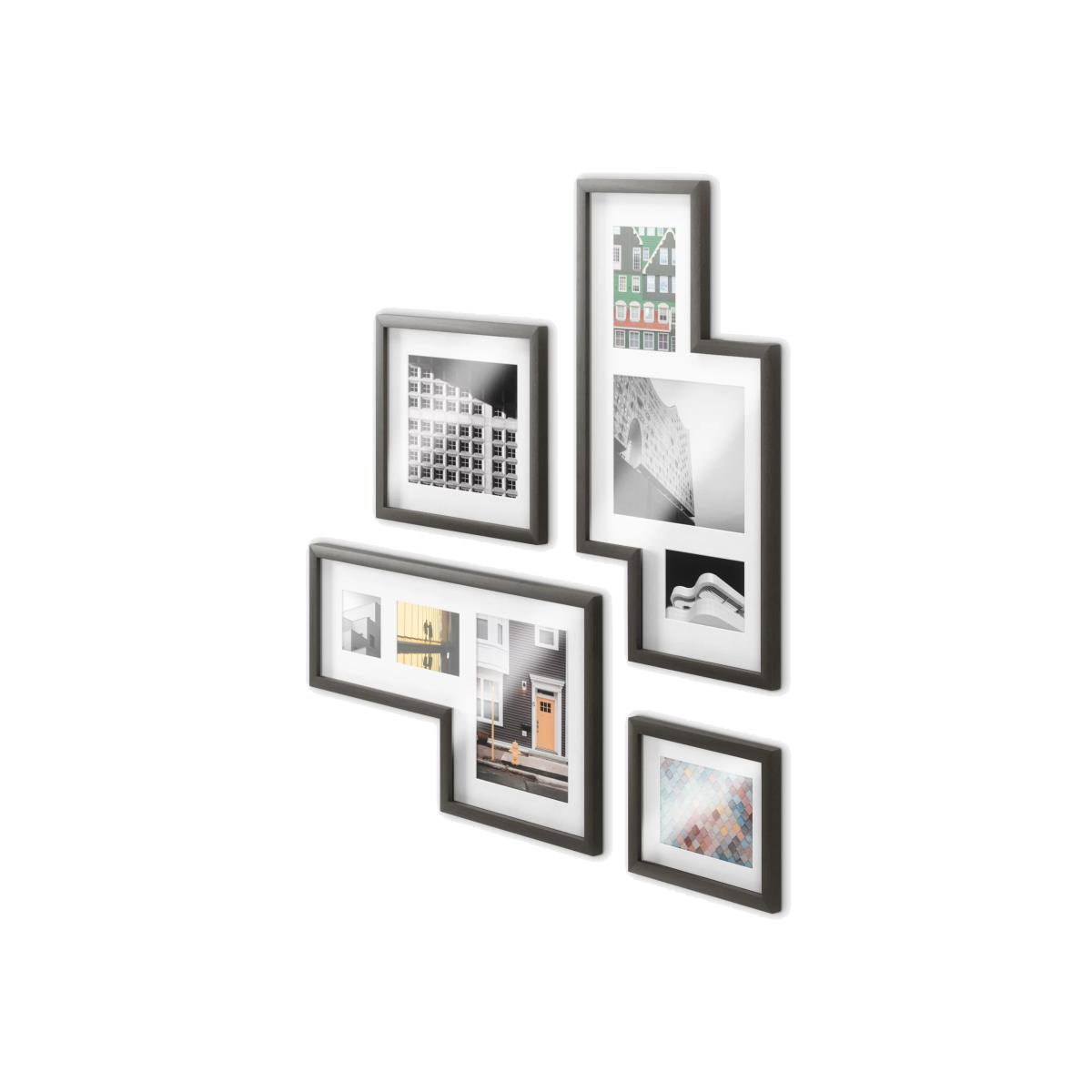 Umbra Mingle Gallery Wall Multi-aperture Photo Frame Set, 9 Photo, Black – image 1