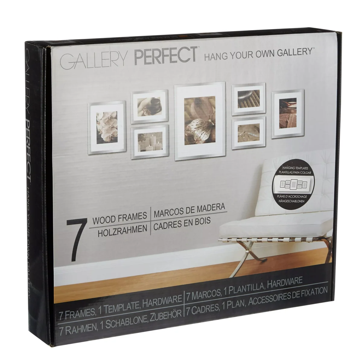 Gallery Perfect Multi-aperture Photo Frame Set, 7 Photo – image 7